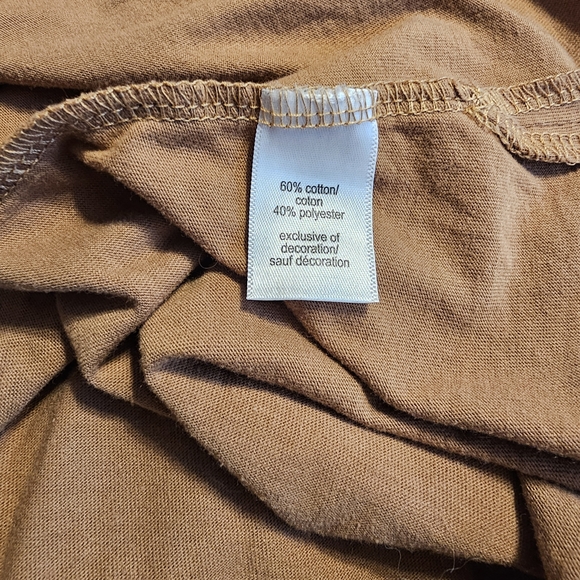 Maurices Brown Short Sleeve Tee with Pumpkin Design - Picture 5 of 6